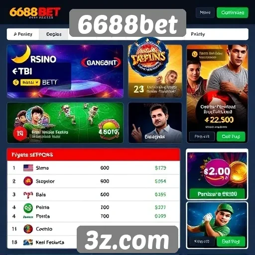 Exploração das opções de apostas disponíveis no 6688bet